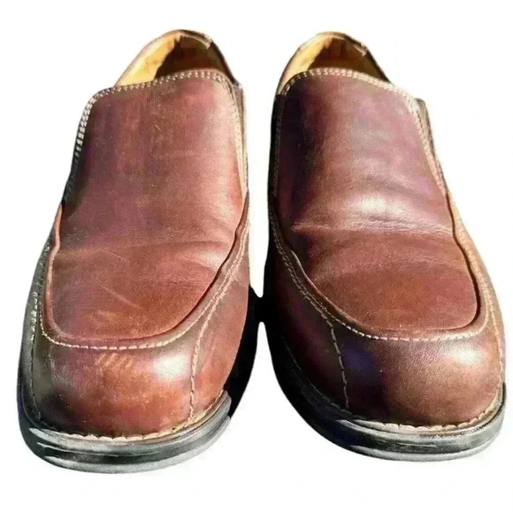 Brown Men’s Bass & Co Ulysses‎ Leather Loafers 9M - Picture 2 of 8